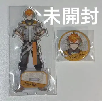 우사미 리토 데뷔 굿즈 아크릴 스탠드 캔뱃지