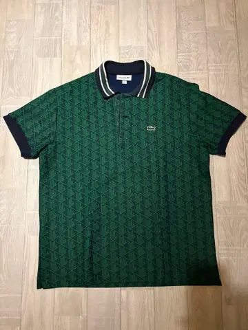 LACOSTE 라코스테 모노그램 피케 셔츠 / 그린
