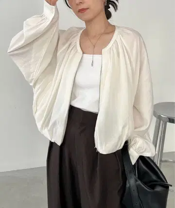 [ CAPRICIEUX LE'MAGE ] 노카라 라운드 블루종