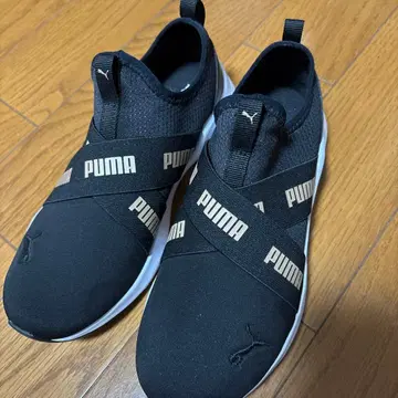 [ 새상품급 ] PUMA 스니커즈 블랙 24cm 헬스장 OK
