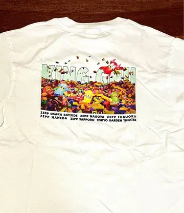 King Gnu 셔츠 화이트 [ M ] 미사용 새상품