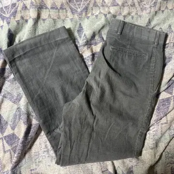 빈티지 그레이 코듀로이 슬랙스 로켓 TALON