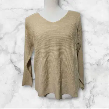 오조크 긴팔 상의 포근한 니트 베이지 M ozoc