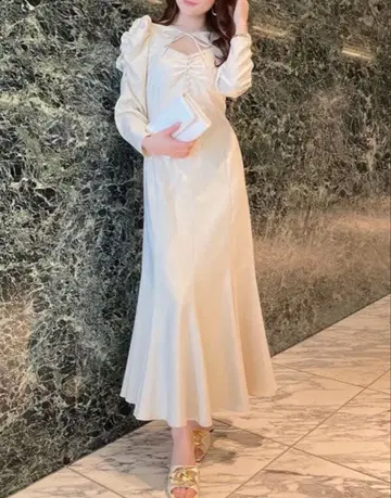 eimy istoire 리본 볼레로 세트 원피스