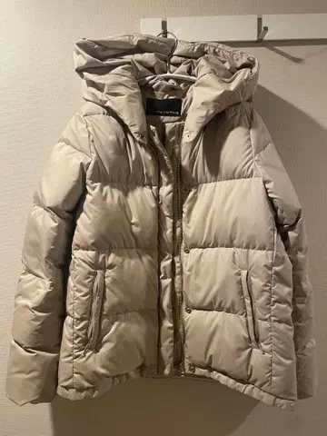 베이지 다운 자켓 사이즈 36