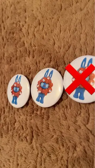 러브미야쿠미야쿠 캔 배지 2개 세트 미야쿠미야쿠 클럽 부