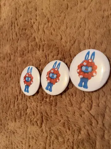 러브부 미야쿠미야쿠 키 캔 배지 3개 세트 러브부 미야쿠미야쿠