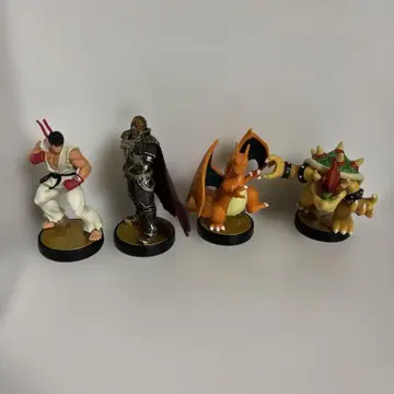 류, 가논, 리자몽, 쿠파 amibo 세트