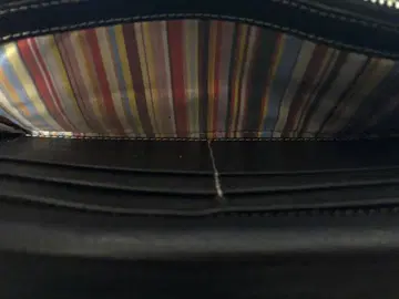 Paul Smith 블랙 가죽 접이식 지갑