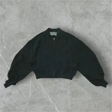 새상품급 앙크레이브 uncrave (1) 집업 블루종 숏 기장 블랙