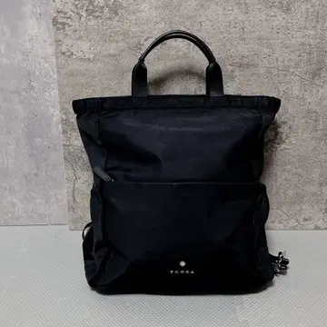 [ 하자품 ] TOCCA 리본 2way 백팩 블랙 럭색