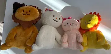 세키스이 하임 미라이온 봉제 인형 4체 세트