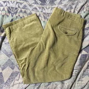 빈티지 L.L. Bean 굵은 폭 코듀로이 슬랙스 w35