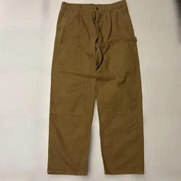 더블니 팬츠 브라운 카고 팬츠 코튼
