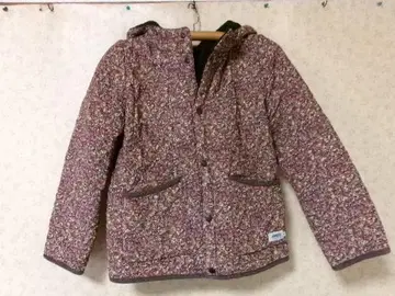 101235 아멘 리버서블 자켓 브라운 x 플라워 0