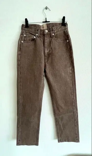 THE SHISHIKUI 브라운 데님 팬츠