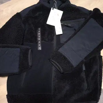 UNIQLO 콤비네이션 플리스 자켓 블랙