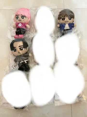 SnowMan 스노치루 치루 봉제 인형 3인 세트 새상품