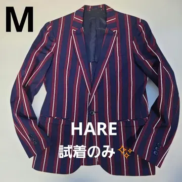 [ 시착만 한 상품 ] HARE 스쿨 자켓 스트라이프 테일러드 M