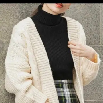URBAN RESEARCH Sonny Label 케이블 가운 니트