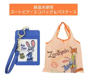 [ 미사용 새상품 2개 세트 ] 주토피아 / 에코백 & 패스 케이스