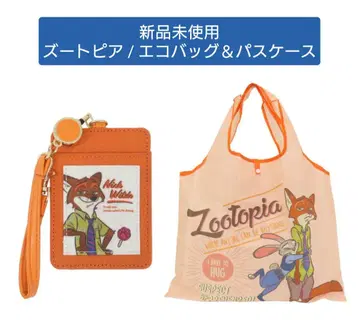 [ 미사용 새상품 2세트 ] 주토피아 / 에코백 & 패스 케이스