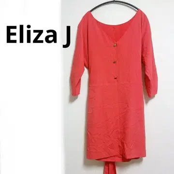 Eliza J 핑크 V넥 원피스 12P 여성용