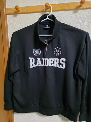 NFL 레이더스 트레이닝복 맨투맨 L 블랙