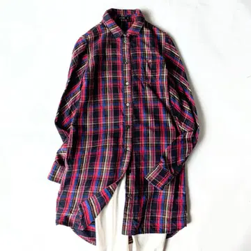 LE CIEL BLEU 르 시엘 블루 롱 플란넬 셔츠