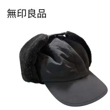 흡습 발열 솜 표면 발수 귀마개 달린 캡 무인양품