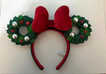 2024년 크리스마스 리스 디자인 미키형 머리띠