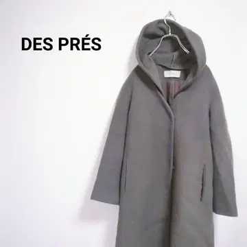 데 프레 [XS] 2way 코트 아우터 겉옷 후드 노카라