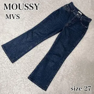 슬림 레그 실루엣 MOUSSY MVS FLARE 플레어 데님 27