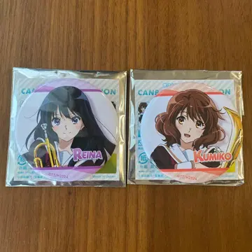 울려라! 유포니움 레이나 쿠미코 캔뱃지 2개
