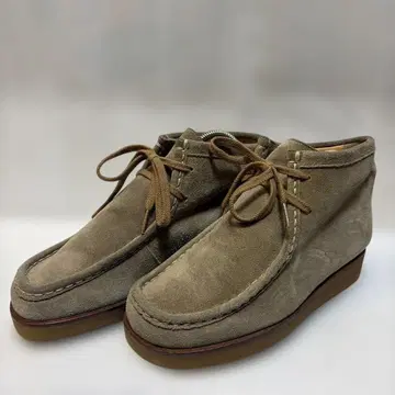 잉그 베이지 스웨이드 모카신 처카 부츠 22.5cm