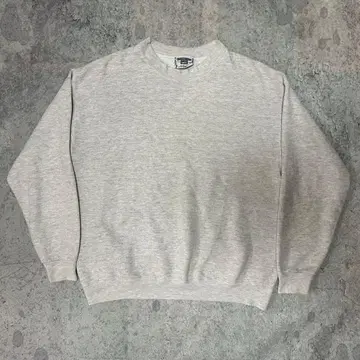 90s Lee USA제 맨투맨 무지 L 멜란지 그레이