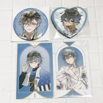 니지산지 EN 캔뱃지 폴라로이드풍 카드 아이크 이브랜드