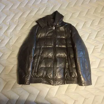 laffitte 가죽 다운 자켓