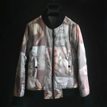 HALMAN 리버서블 MA-1 자켓 마릴린 몬로 사진 패턴