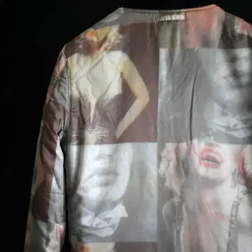 고품질 HALMAN 리버서블 MA-1 자켓 마릴린 먼로 아트