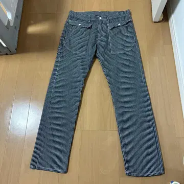 스트라이프 워크 팬츠