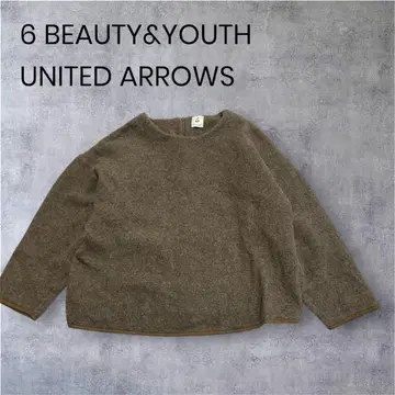 6 BEAUTY&YOUTH 백 지퍼 울 니트 파이핑