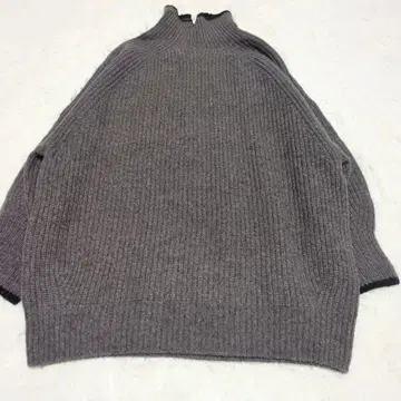 [ 22AW ] 스픽 앤 스팬 미들 게이지  라인 빅 터틀 니트