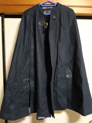 ZARA 다크 네이비 케이프 자켓 S 사이즈 정크제품