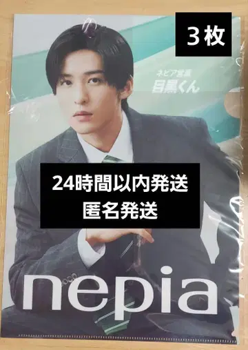 nepia 메구로 렌 클리어 파일 3장 세트 nepia