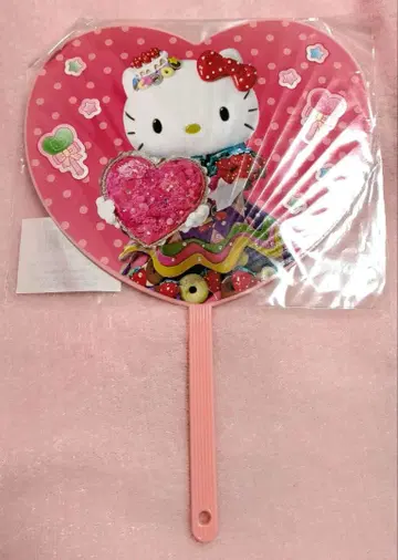 미라클 기프트 퍼레이드 부채 키티 미개봉품