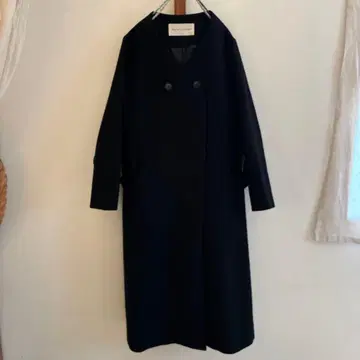 뷔르데사봉 울 코트 블랙