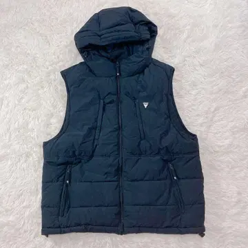 [ ZARA ] 다운 베스트 자켓 후드 블랙 여성용 L