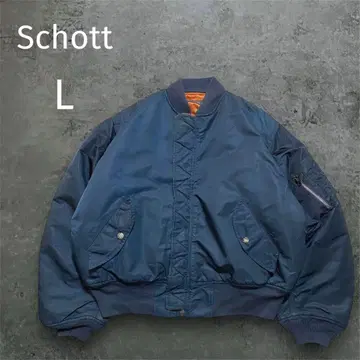 90s USA Schott MA-1 플라이트 자켓 L 빈티지