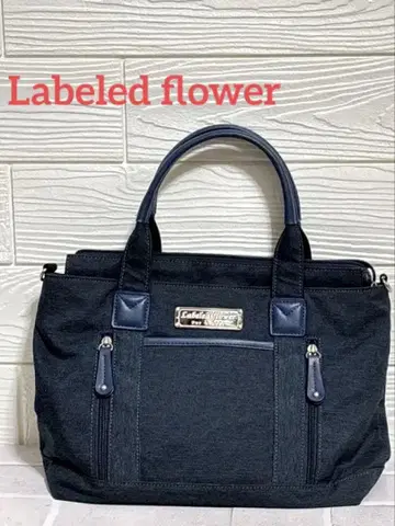 [ 새상품급 ] Labeled flower 여성용 2WAY 토트백